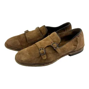 ALEXANDER HOTTO Vintage Effect  Double Monk   strap Loafer (Men's )