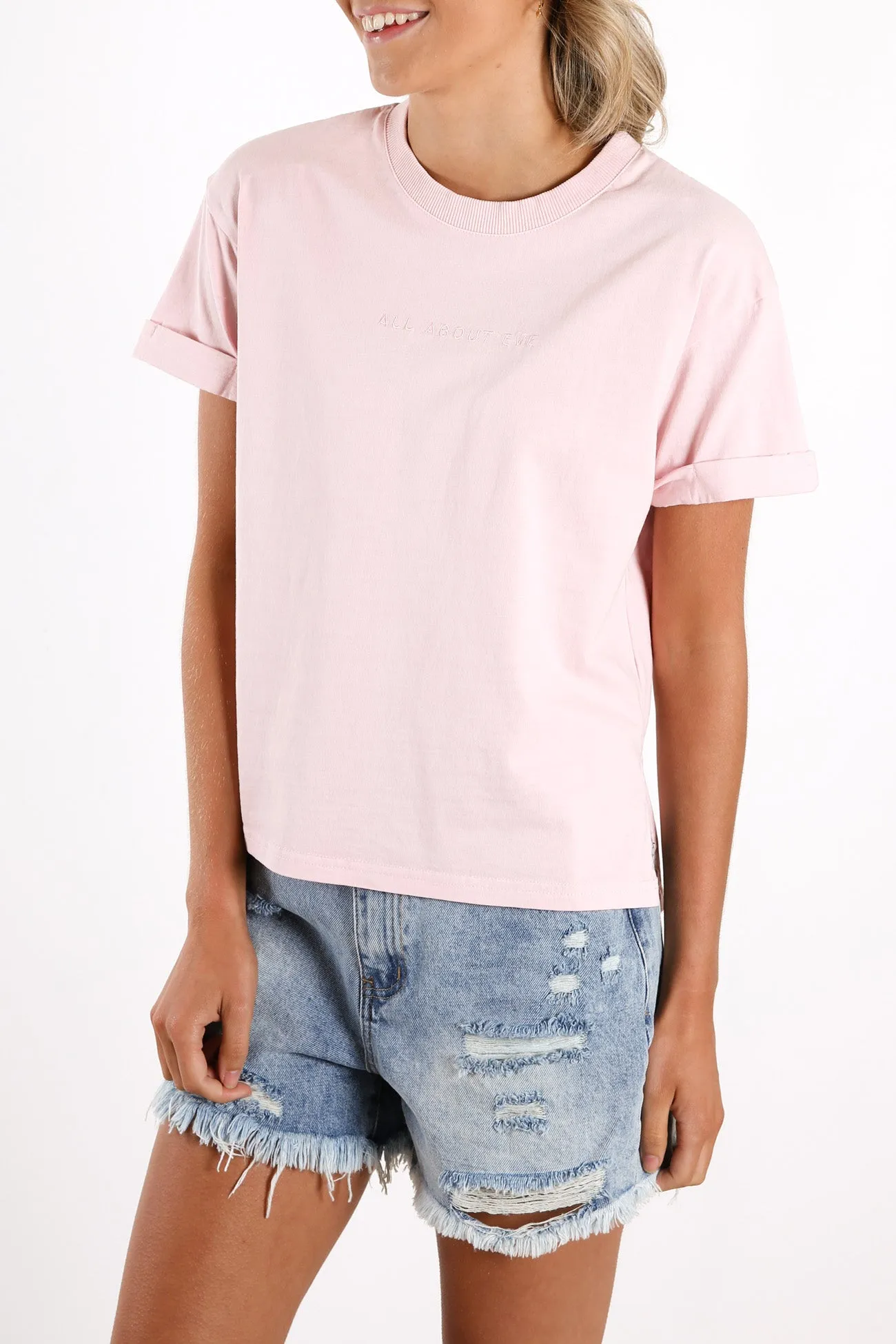 All About Eve Washed Tee Musk