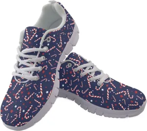 AmzPrint Women Men Walking Running Shoes White Sole Athletic Shoes for Women Men Fashion Casual Sneakers Size 5.5-13.5 Us