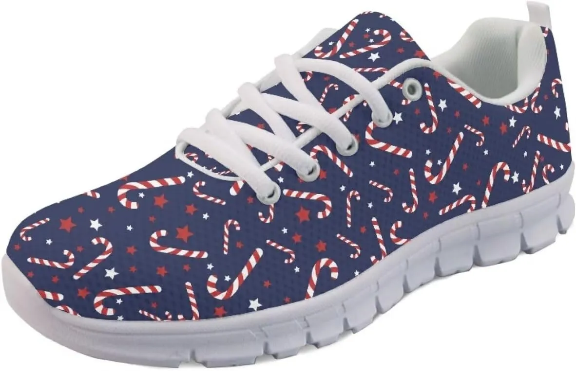 AmzPrint Women Men Walking Running Shoes White Sole Athletic Shoes for Women Men Fashion Casual Sneakers Size 5.5-13.5 Us