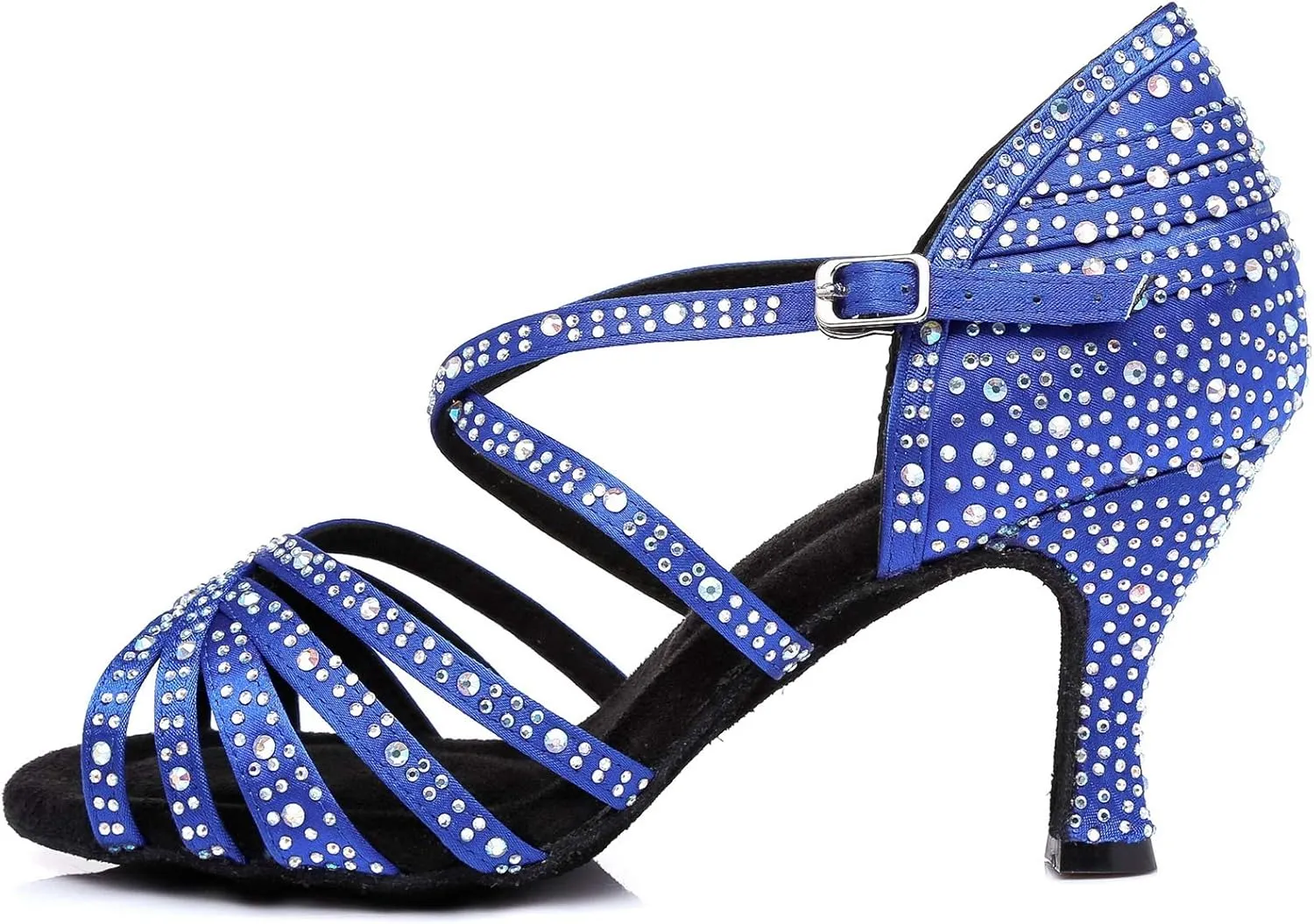 Ballroom Dancing Shoes for Women Sparkle Rhinestones Wedding Prom Sandals