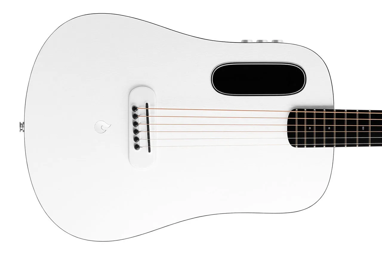Blue Lava Original HPL Acoustic-Electric Guitar - Walnut/Frost White