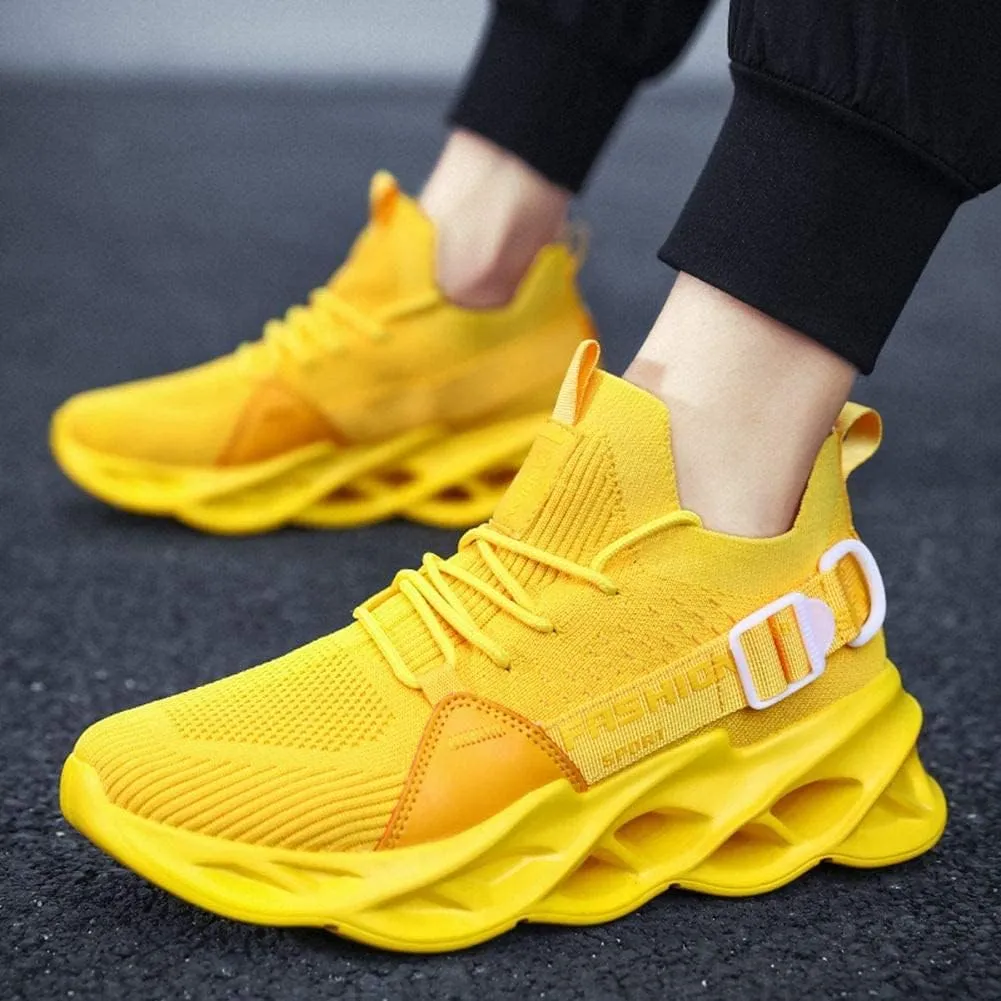 BORAMAX Men Sport Running Shoes Athletic Sneakers Walking Shoe for Men Mesh Breathable Outdoor Non-Slip Shoes Basketball Shoe