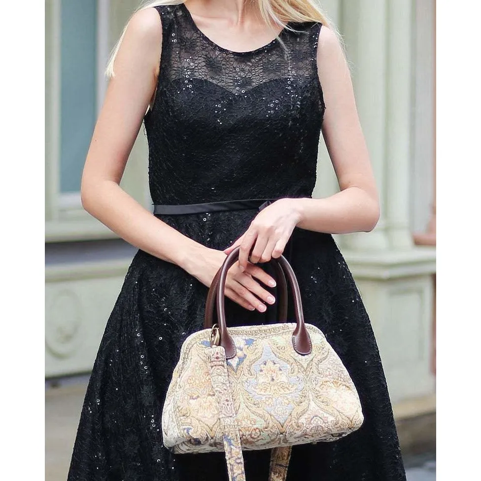 Carpet Handbag Golden Age Beige