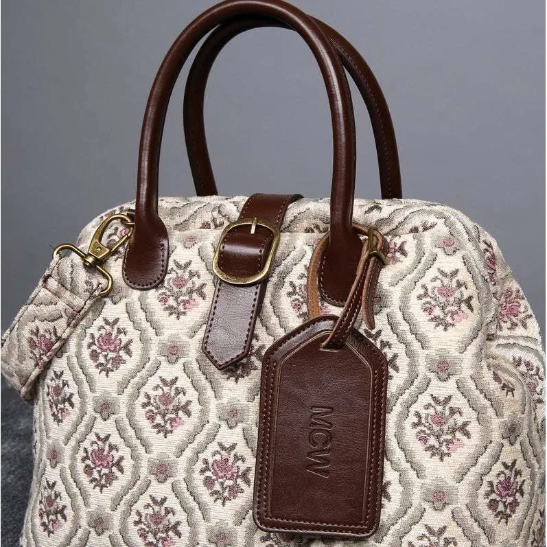 Carpet Purse Traditional Cream