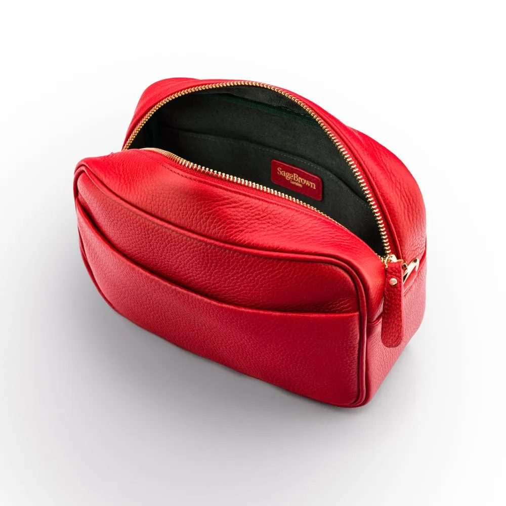 Cross Body Camera Bag - Red