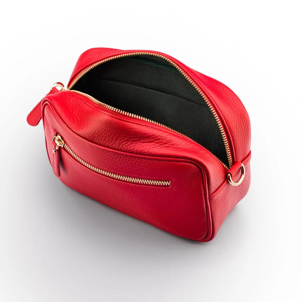 Cross Body Camera Bag - Red