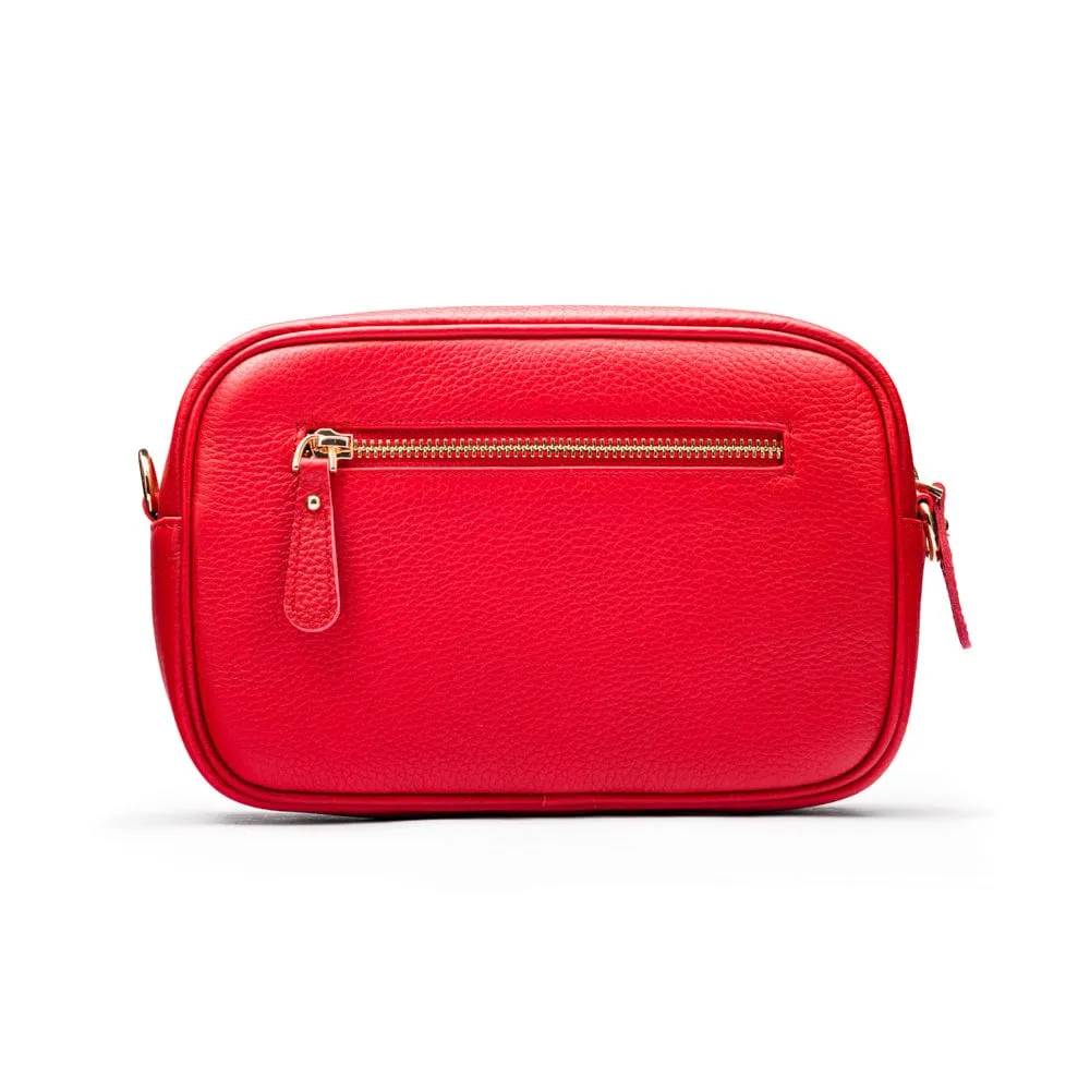 Cross Body Camera Bag - Red