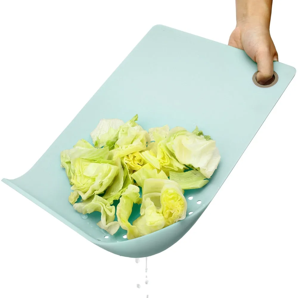 Cut & Drain Cutting Board
