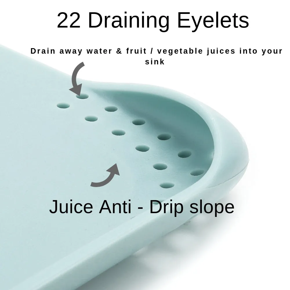 Cut & Drain Cutting Board