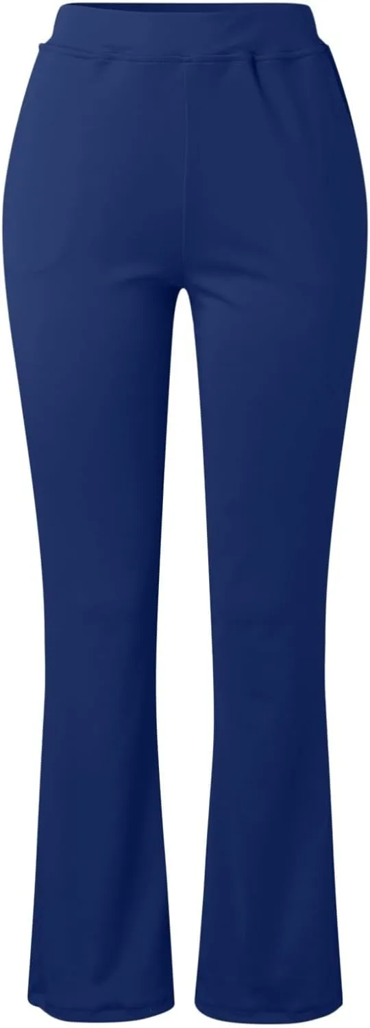 Dress Pants Women Business Casual Work Pants Ladies High Waist Stretchy Trousers