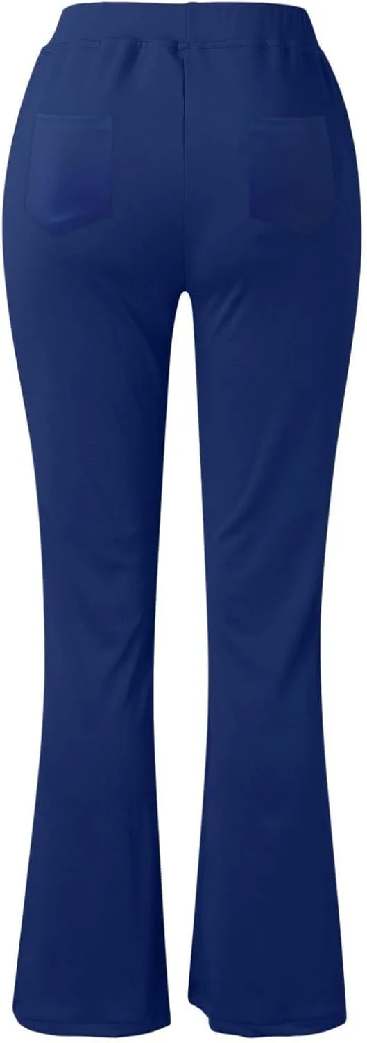 Dress Pants Women Business Casual Work Pants Ladies High Waist Stretchy Trousers