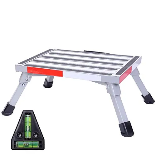 Folding Platform Step w/ Non-Slip Feet.