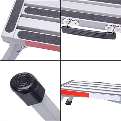 Folding Platform Step w/ Non-Slip Feet.