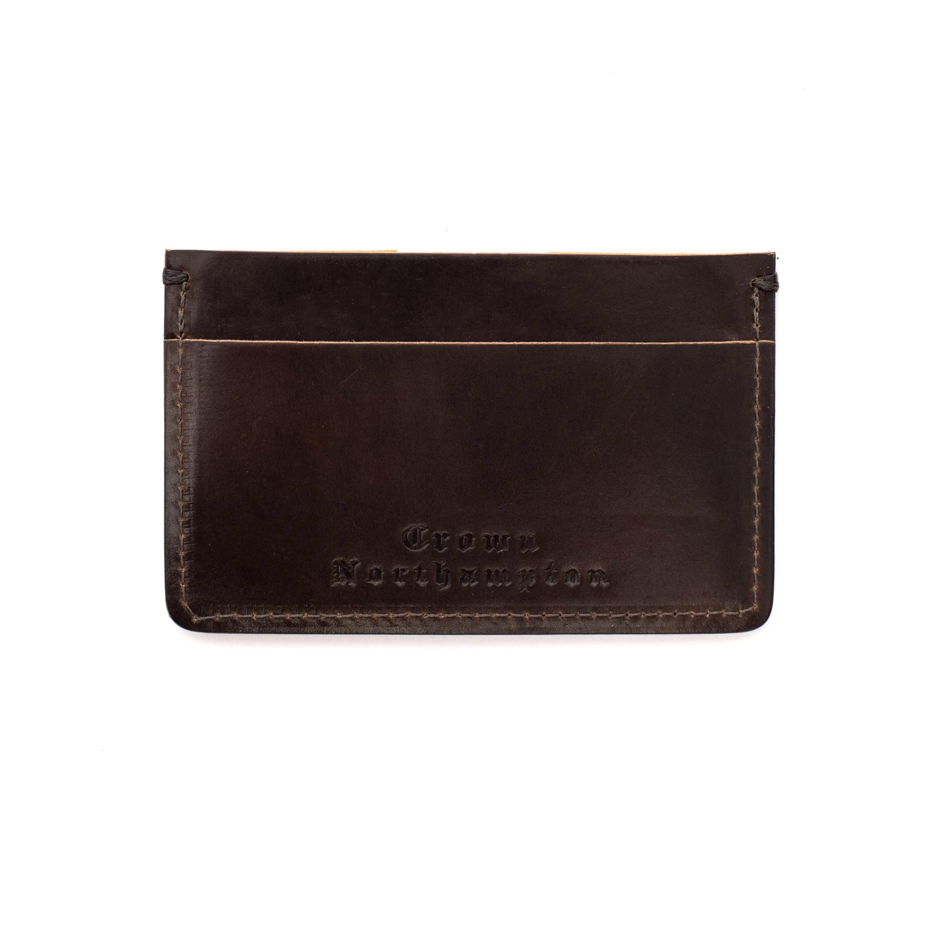 Houghton Card Holder - Dark Cognac Horween Shell Cordovan
