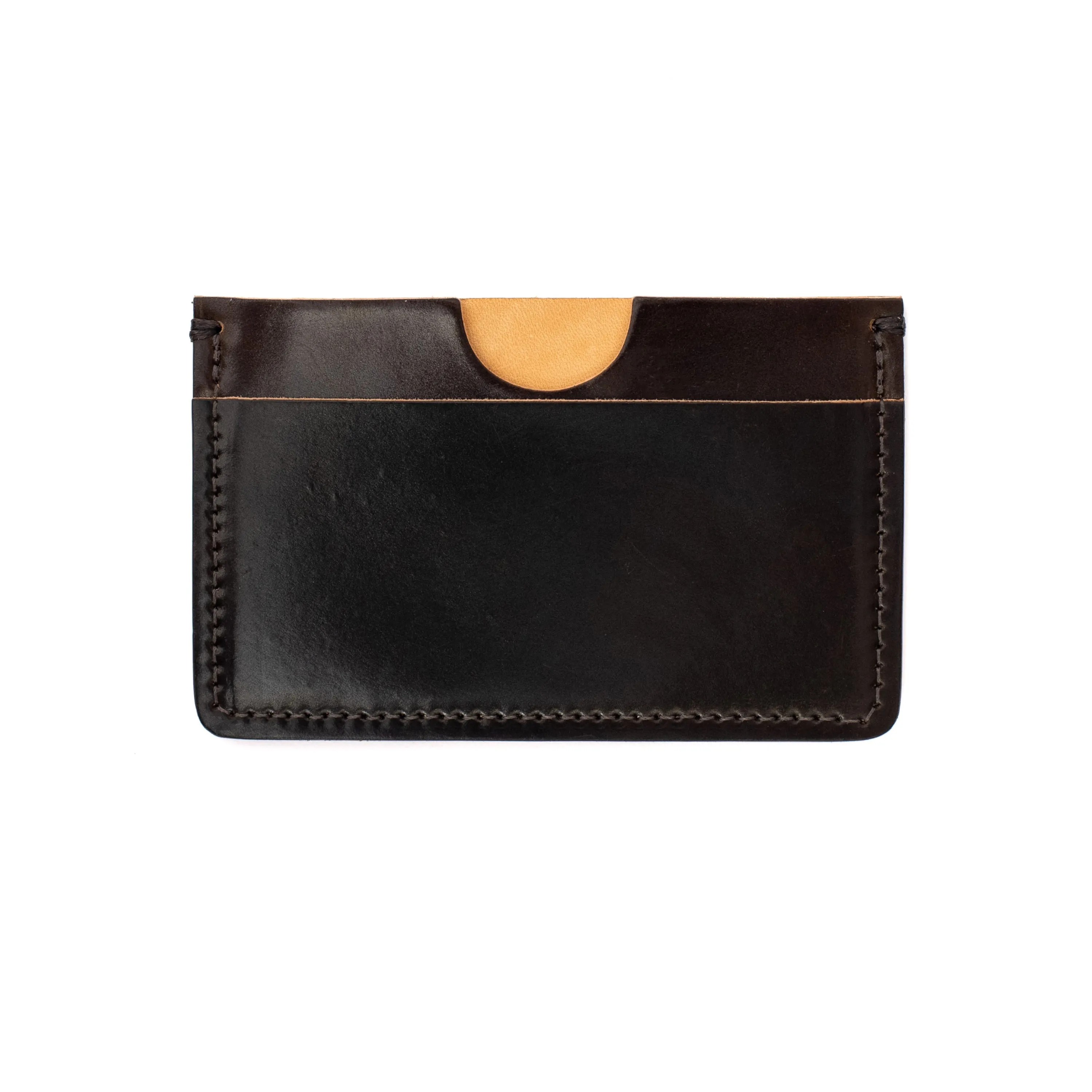 Houghton Card Holder - Dark Cognac Horween Shell Cordovan