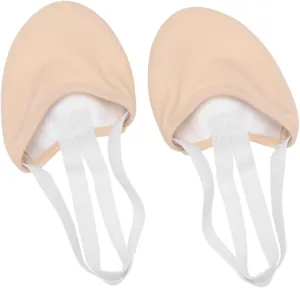LIFKOME Ballet Shoes Half Sole Cover Sheepskin Foot Muffs Lightweight Dancing Shoes Protector Anti-Slip Breathable Comfortable for Yoga Folk Modern Ballroom Jazz Ballet