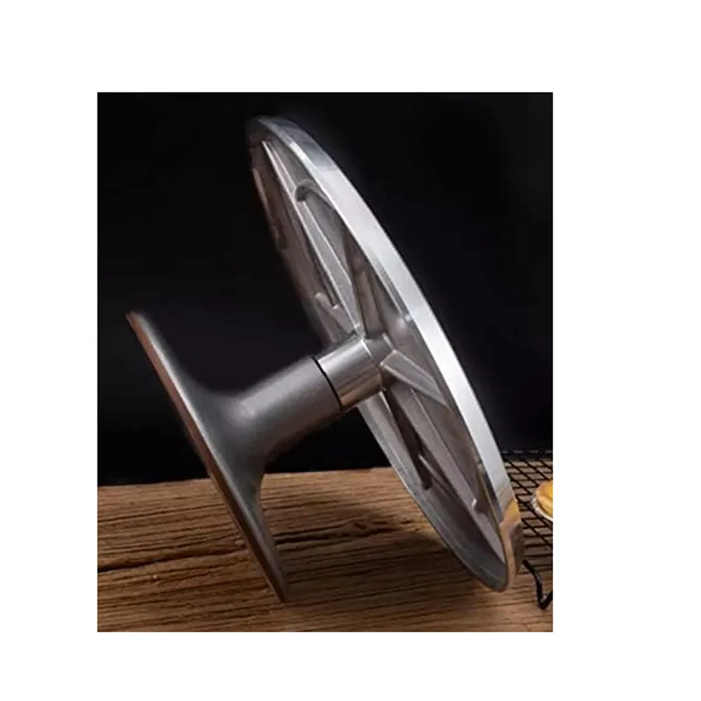Non-Slip Base Rotating Stainless Steel Cake Decoration Stand