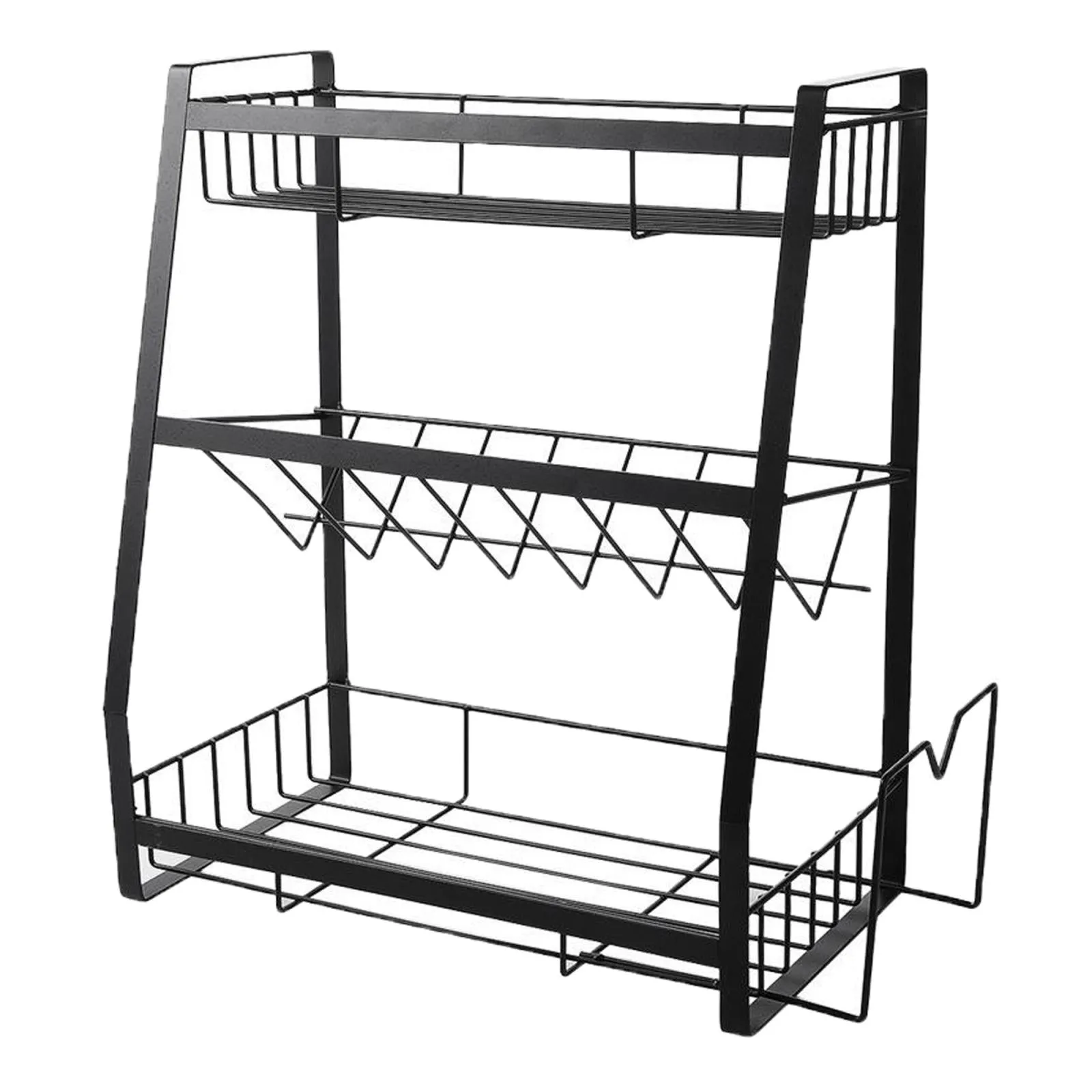 Organizer Seasoning Countertop Cabinets Anti Slip