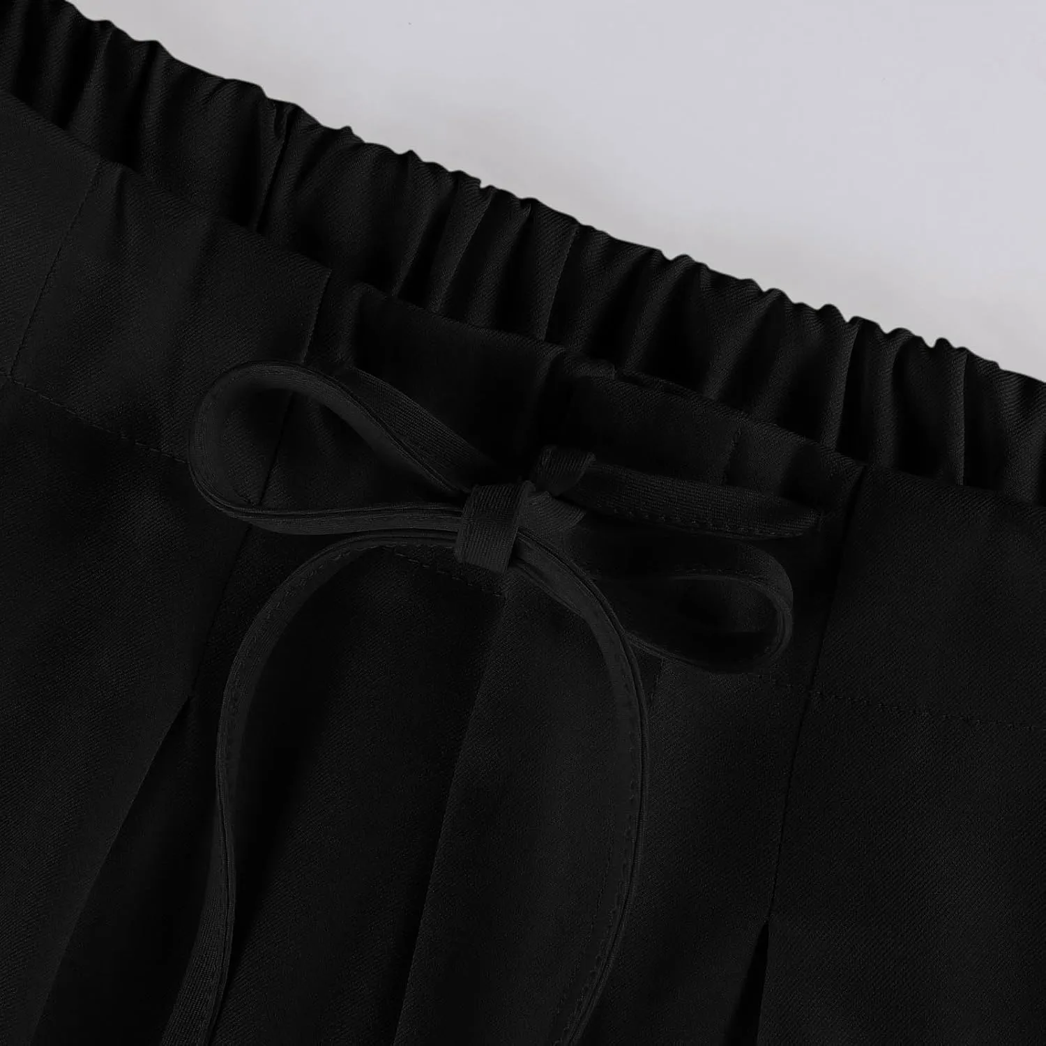 Oversized Wide Leg Pants Women,Work Business Casual High Waisted Dress Pants Drawstring Palazzo Pants Flowy Trousers