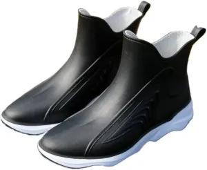 Rain Boots Footwear Women's Low Top Plastic Rain Boots Comfortable Non Slip Waterproof Shoes Outdoor Work Boots