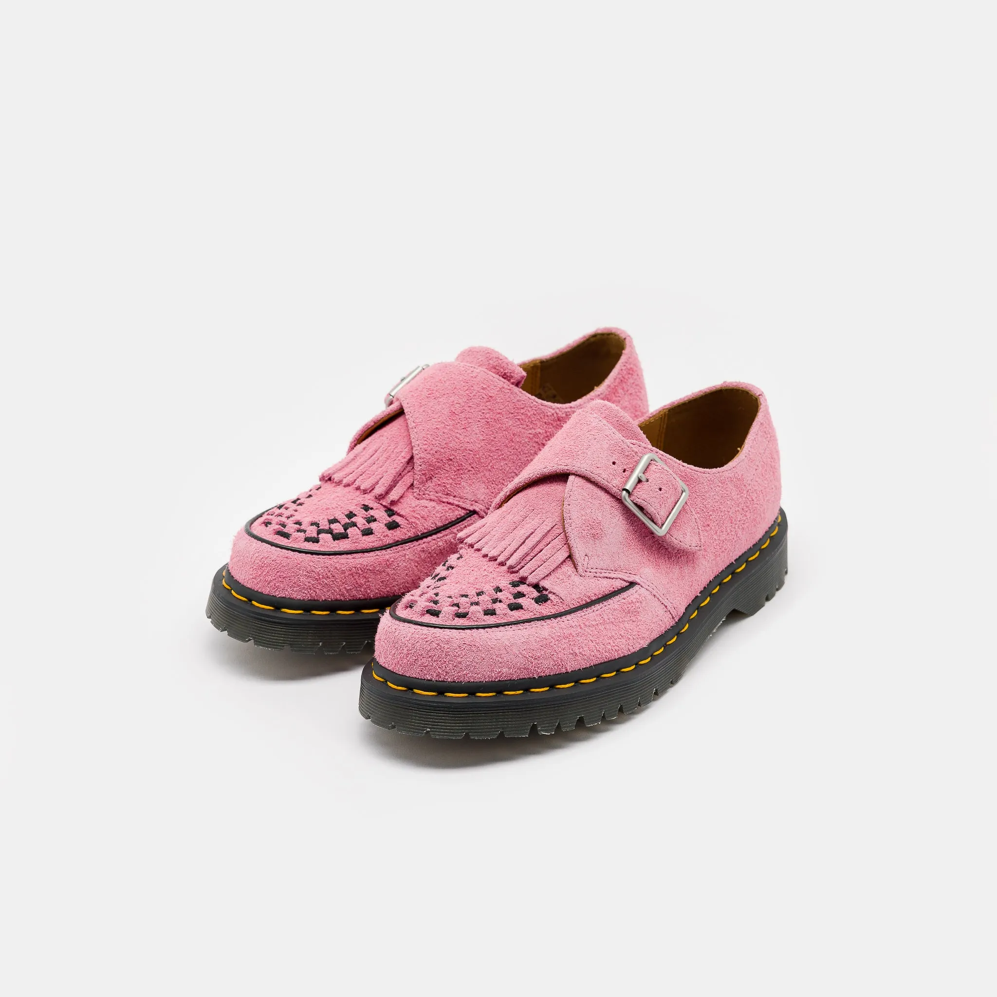 Ramsey Monk Kiltie Shoe in Pink