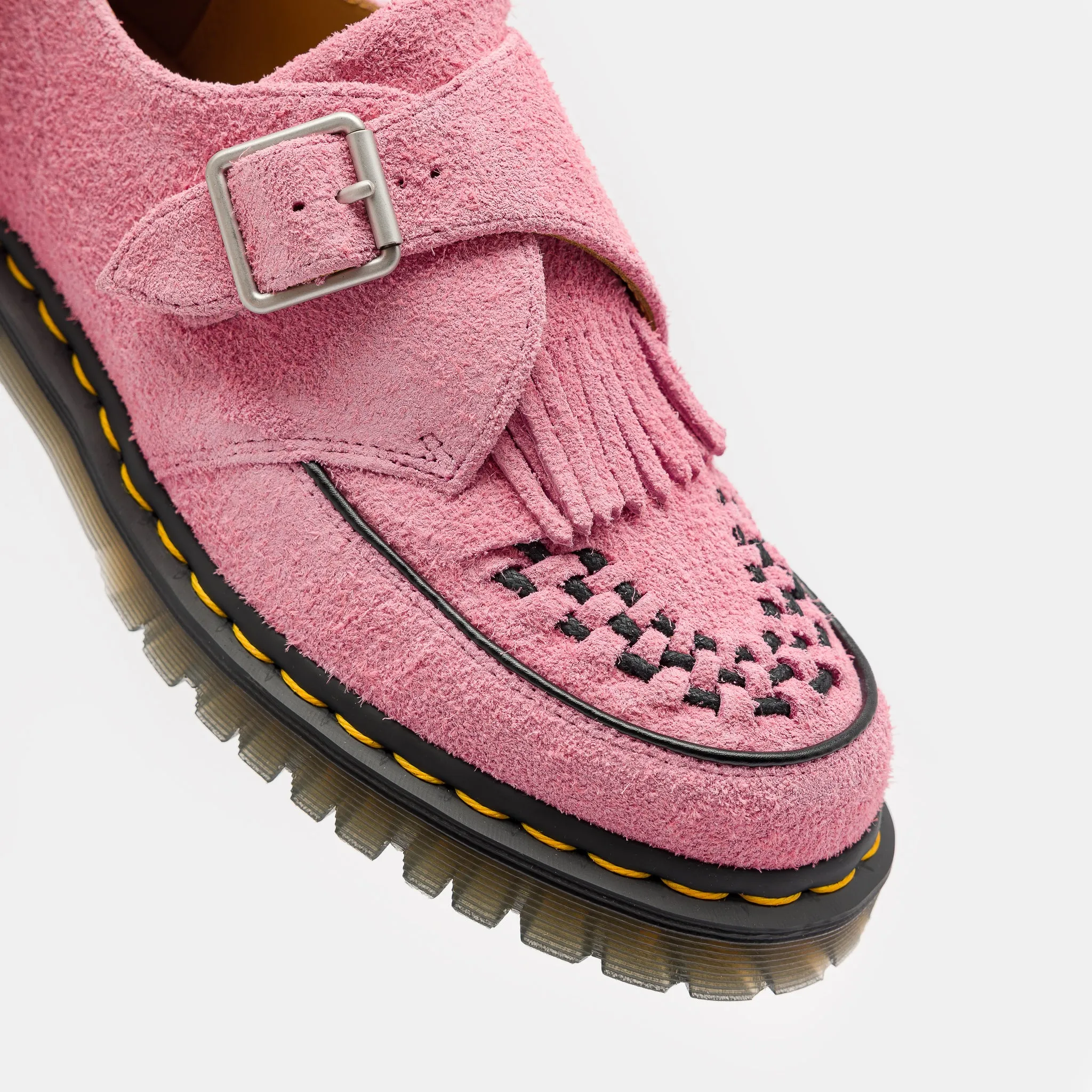 Ramsey Monk Kiltie Shoe in Pink