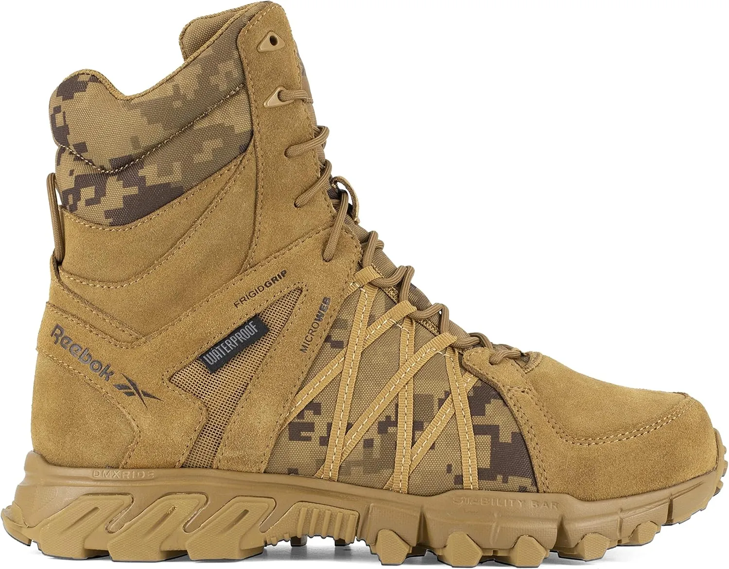 Reebok Men's Rb3430 Trailgrip Tactical Construction Shoe Black Work & Safety