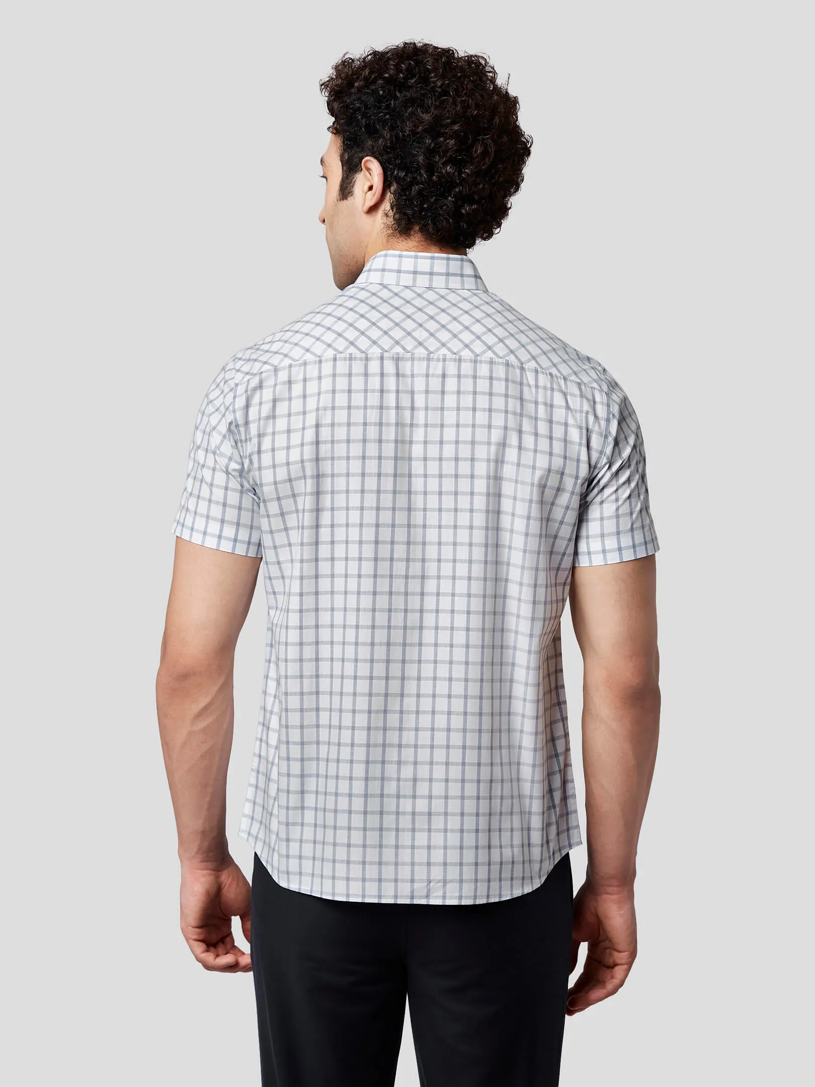 Resonance Short Sleeve Untuck Check Shirt