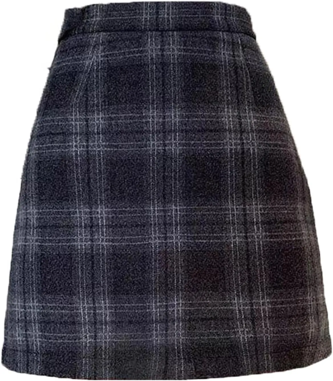 Thickened Wool Pencil Skirt for Women, Autumn Winter Business Casual