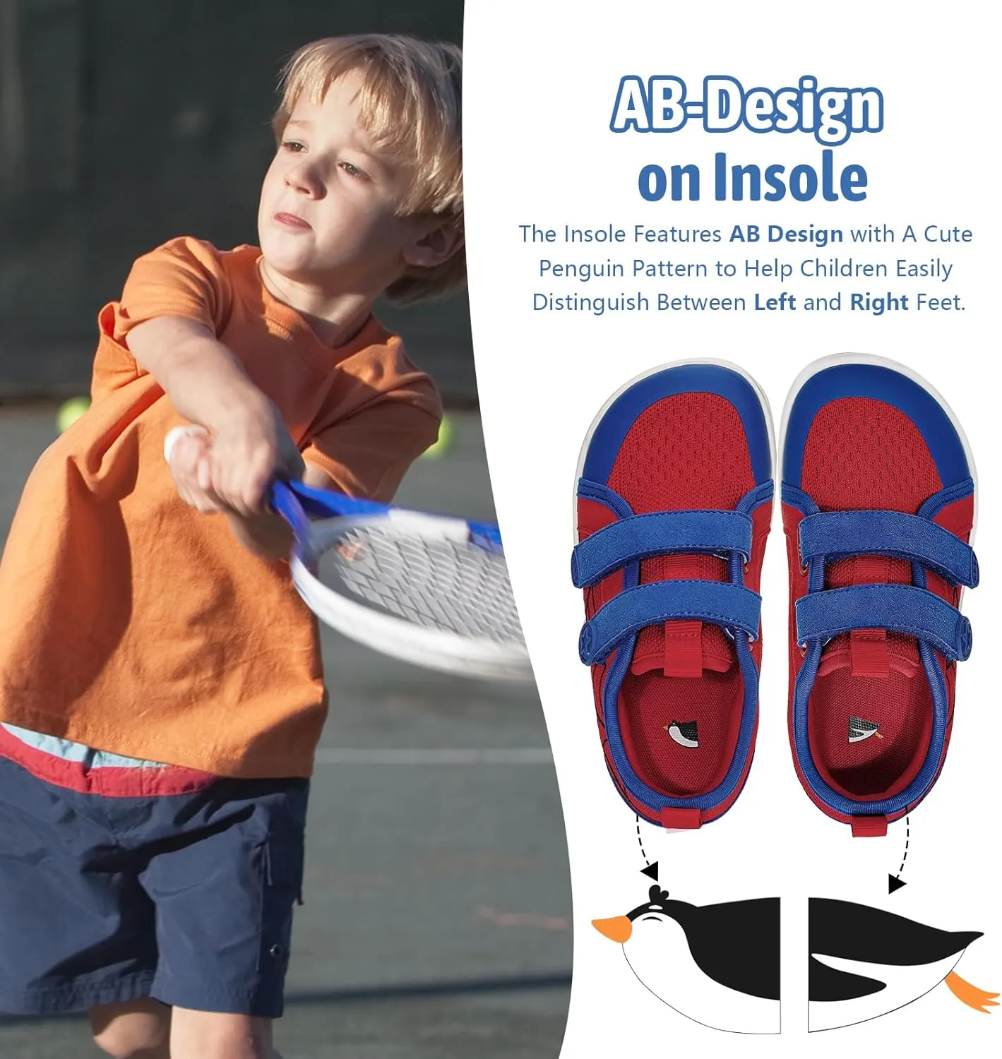 Toddler Shoes Boys Girls Kids Wide Toe Box Barefoot Shoes Breathable Zero Drop Non-Slip Sneakers for Toddler/Little Kid/Big Kid