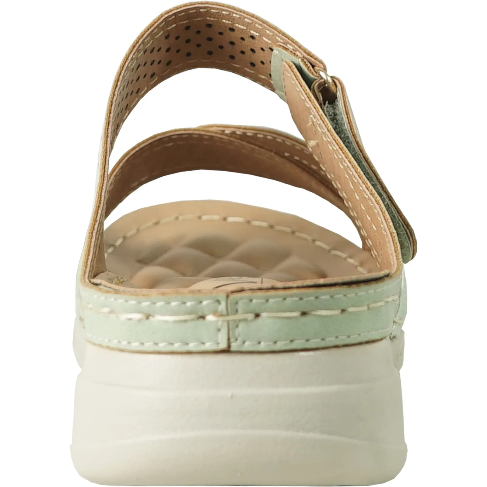 VANGELO Women Sandal CATHY-2 Wedge Sandal Light Green