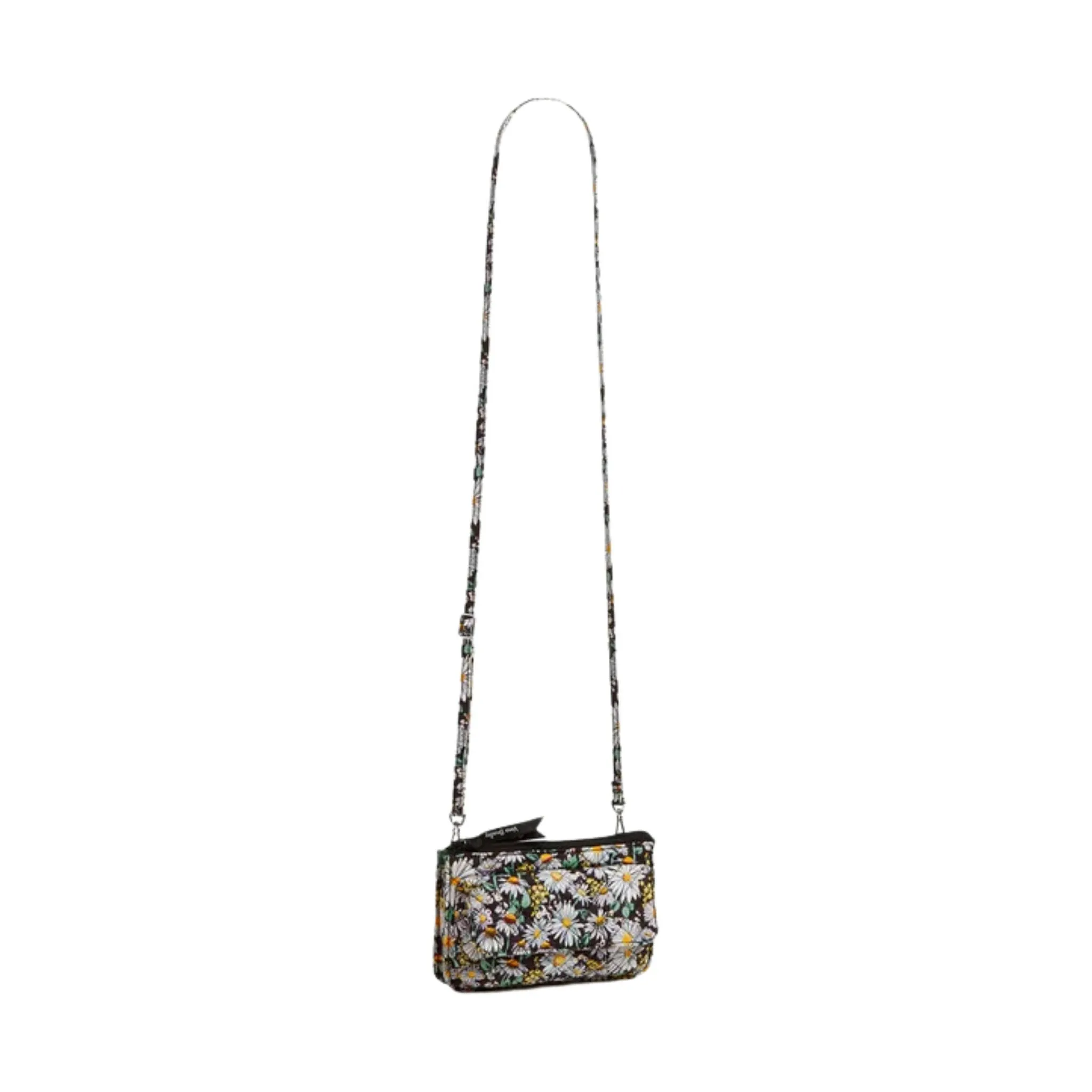 Vera Bradley RFID Wallet Crossbody - Daisies White