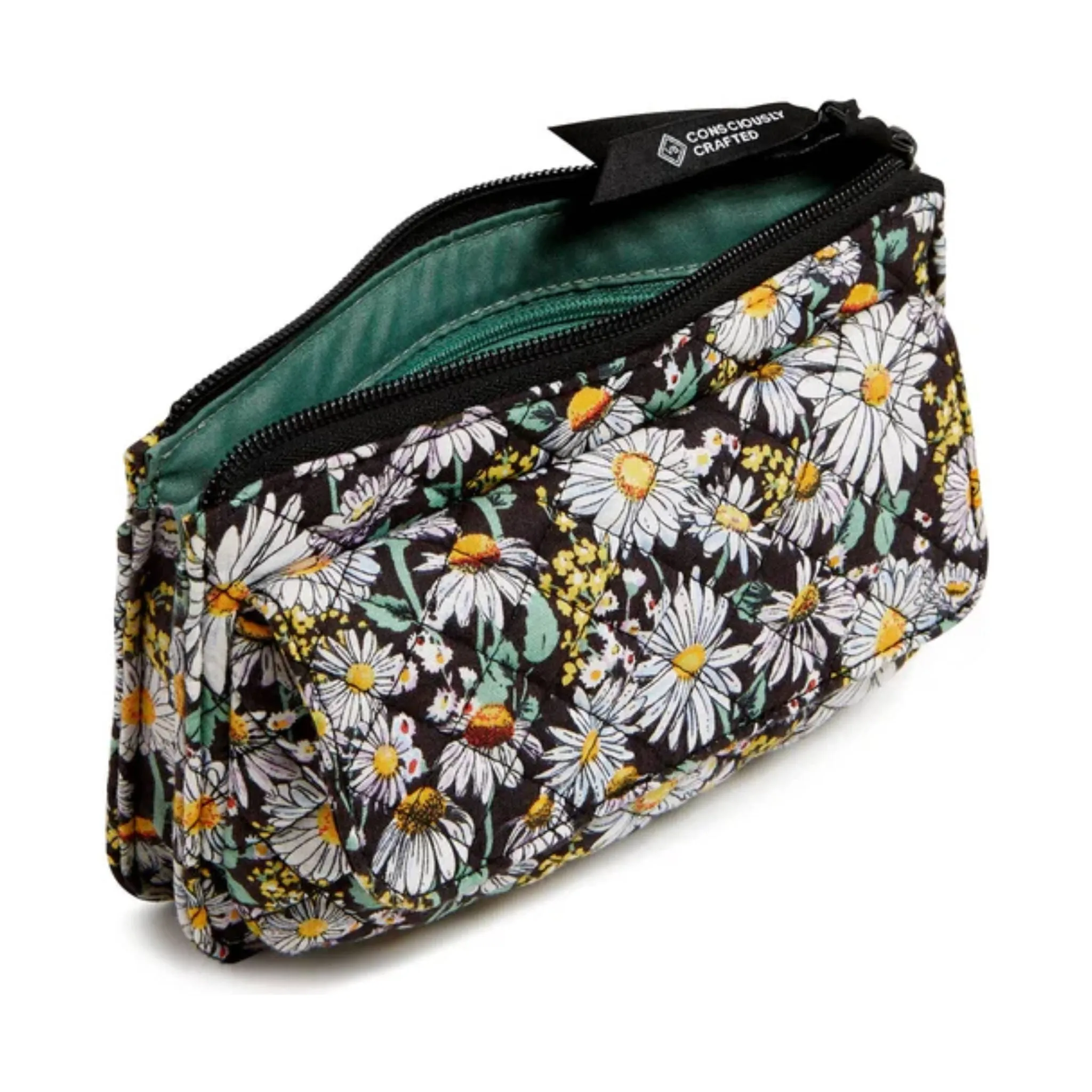 Vera Bradley RFID Wallet Crossbody - Daisies White