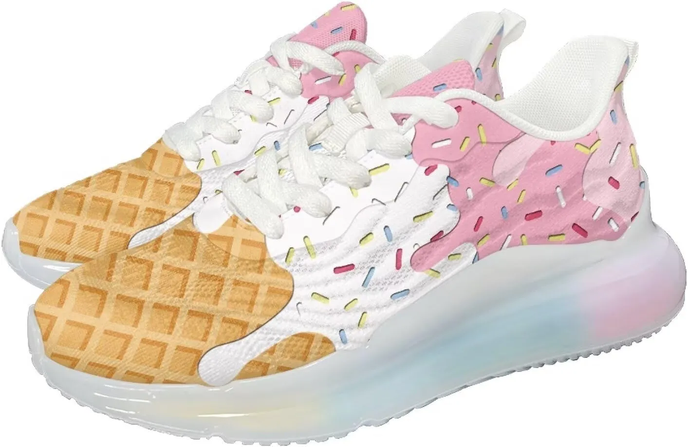 Women's Air Cushion Running Shoes Non Slip Sports Tennis Fitness Sneaker Breathable Outdoor Workout Footwear US6-11